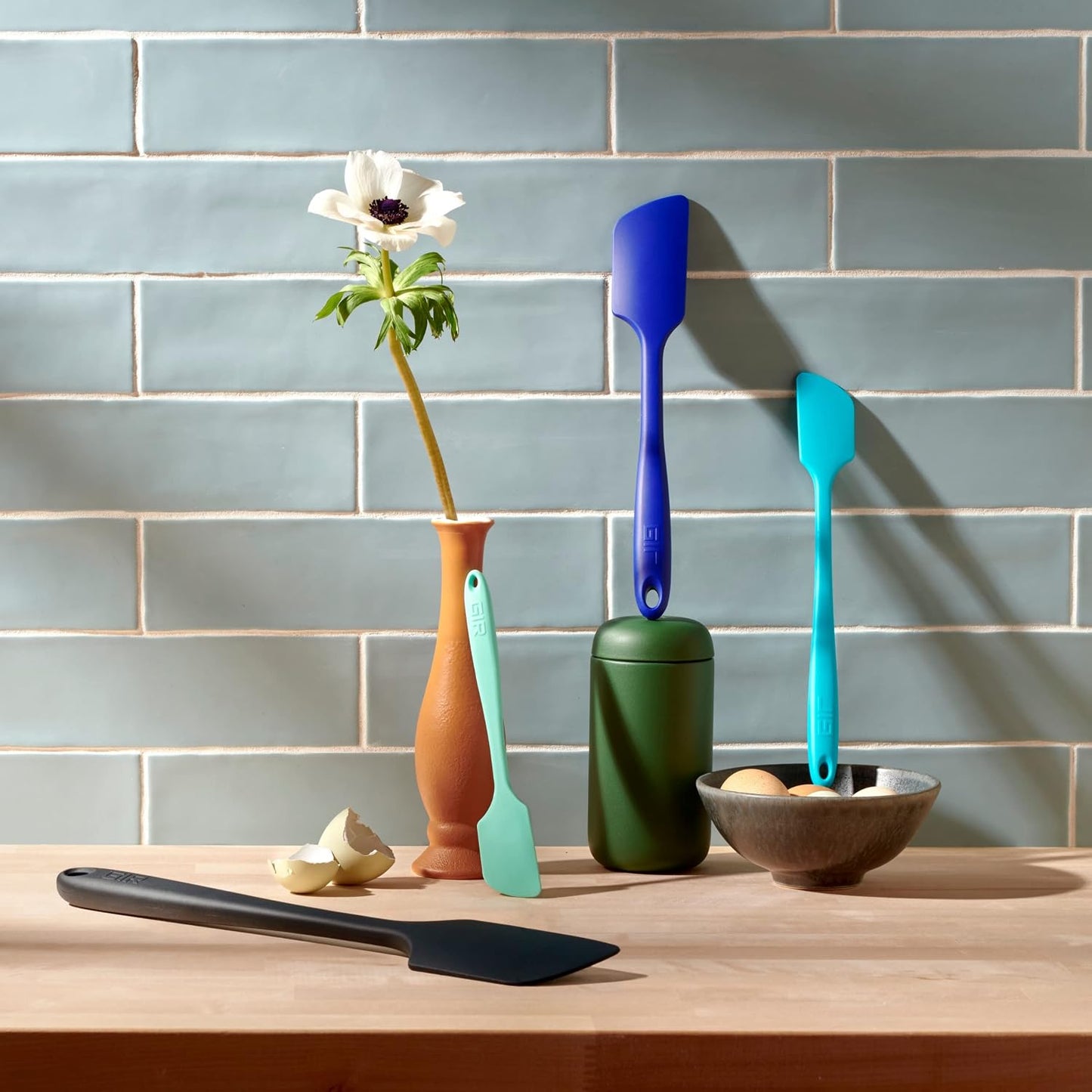 GIR: Get It Right Silicone Kitchen Spatula - Non-toxic Cooking Utensils for Nonstick Cookware, Cooking and Baking, Ultimate - 11IN - Navy