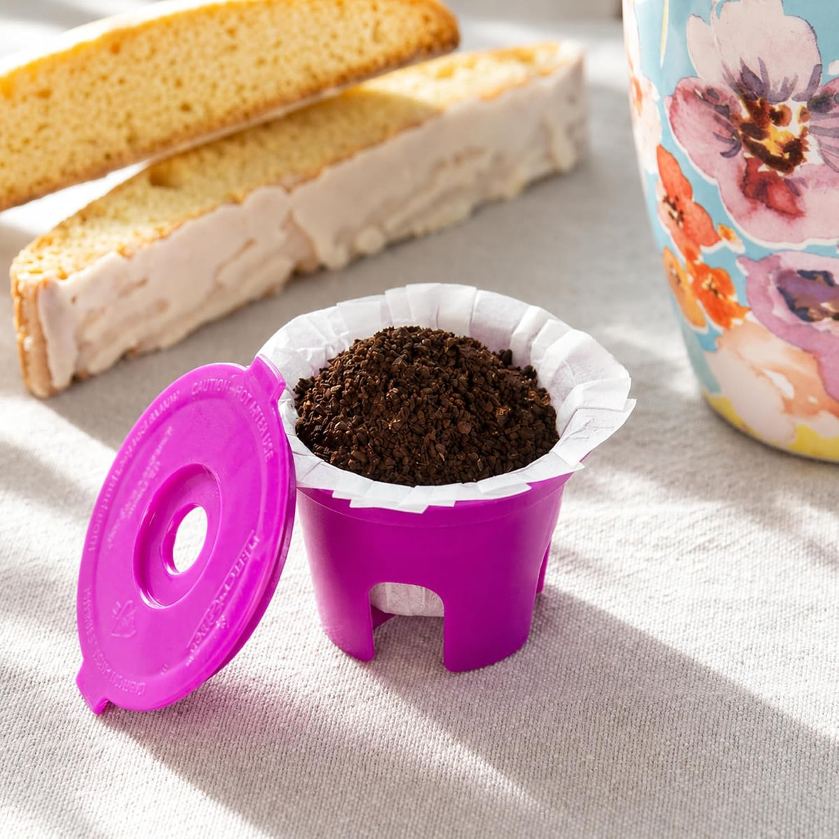 Perfect Pod Café Filters Paper Liners for Reusable K-Cup Coffee Pod, 400 Ct | Disposable Paper Liners, Fits Most Refillable Coffee Pods, Traps Sediment and Oils for Smoother Coffee and Easy Cleanup