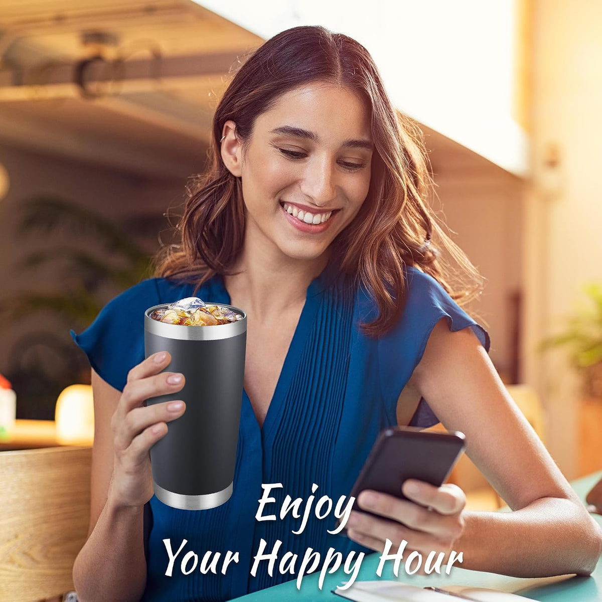 20 oz Tumblers Bulk Stainless Steel Tumbler with Lid Double Wall Vacuum Insulated Coffee Mug 20oz Powder Coated Cup for Hot and Cold Drinks, Black, 12 pack | Black, 20oz Insulated Coffee Mug, Double Wall Vacuum, Powder Coated Cup, for Hot and Cold Drinks