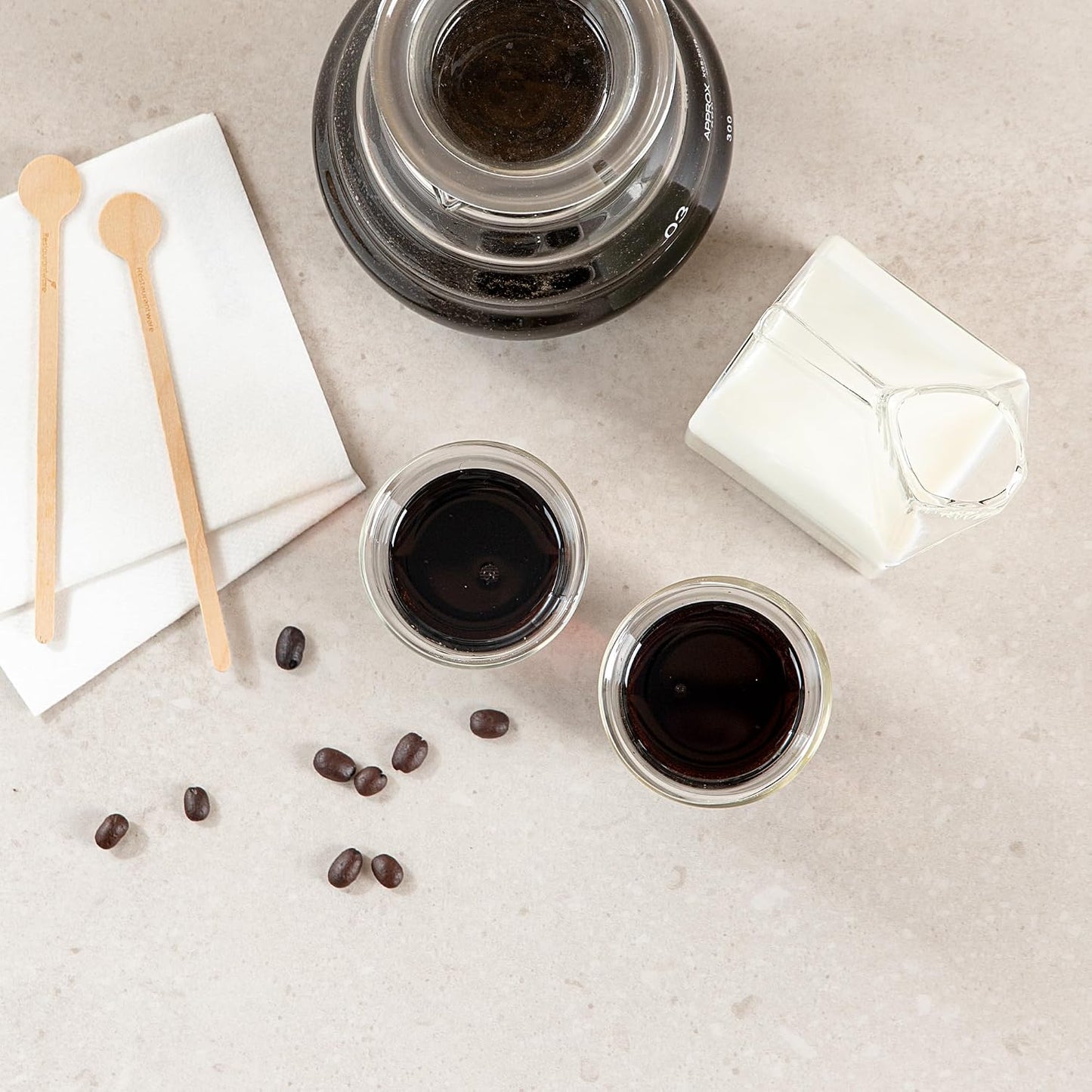 Restaurantware Coffee Cup 12 Pack of 2.72 oz Insulated Double-Wall Glass Borosilicate Coffee Cup Espresso Shot Dishwasher Safe For Hot Drinks