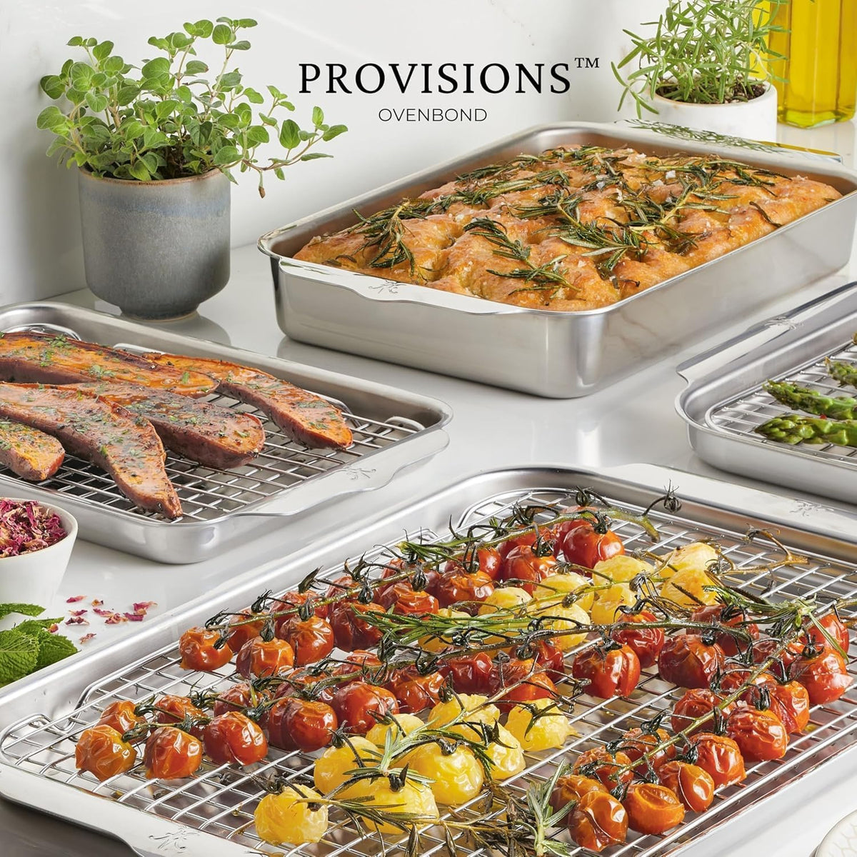 Hestan - OvenBond Collection - 13" x 18" Tri-Ply Clad Stainless Steel Half Sheet Pan
