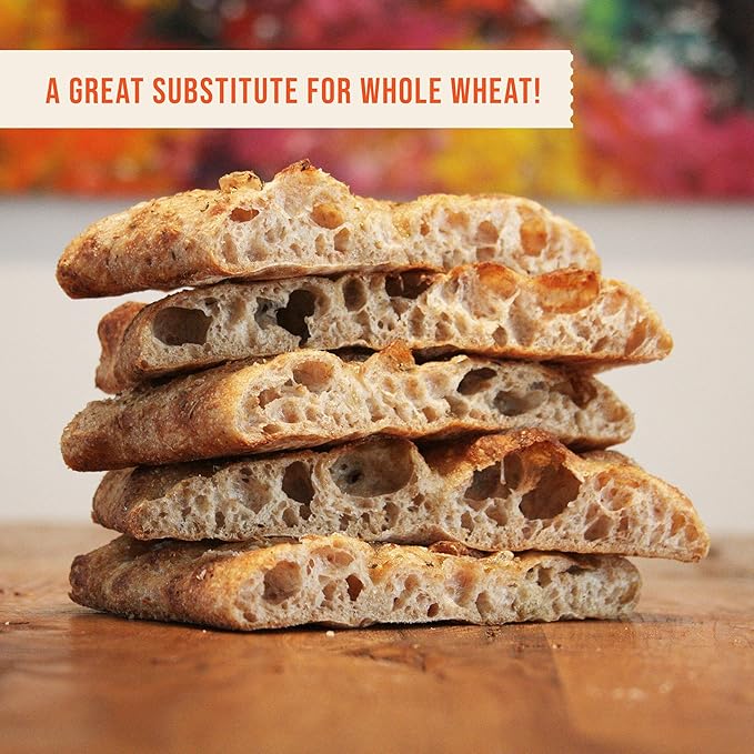 100% Organic Whole Spelt Flour - 25 lbs