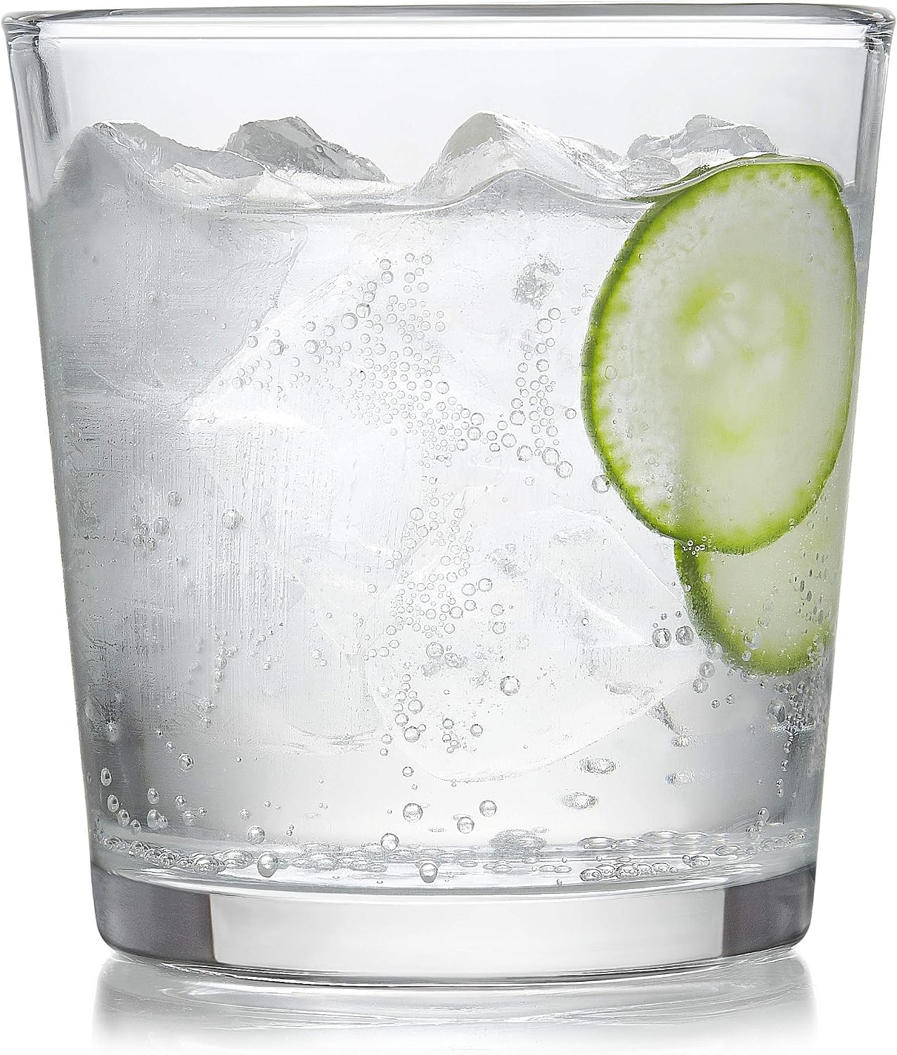 Libbey Preston Tumbler & Rocks Drinking Glasses Set of 16, All-Purpose Cups | 16 oz and 13 oz Capacities for Water, Juice, Cocktails, and More with Wide Mouths and Dishwasher-Safe Cleanup