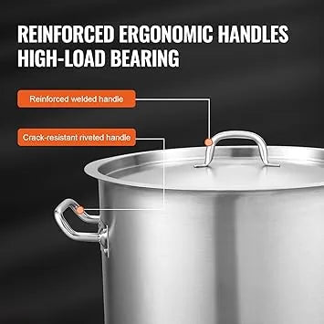 Sanding treatment finish and rim detail stockpot accessory