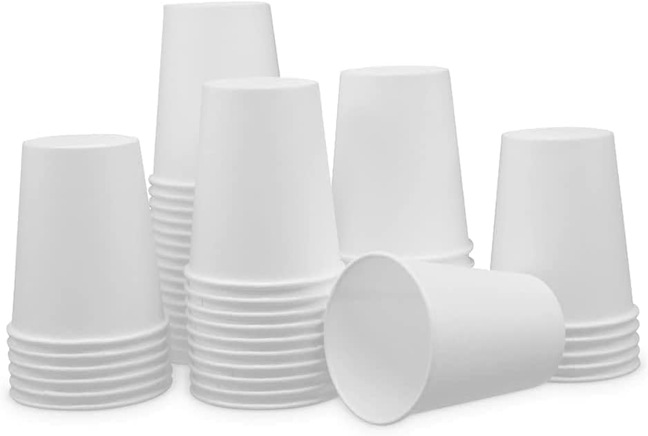Paper Cups 8 oz 1000 Pack for Coffee & Tea Made in USA | Bulk 1000 Count for Home, Office, Restauran