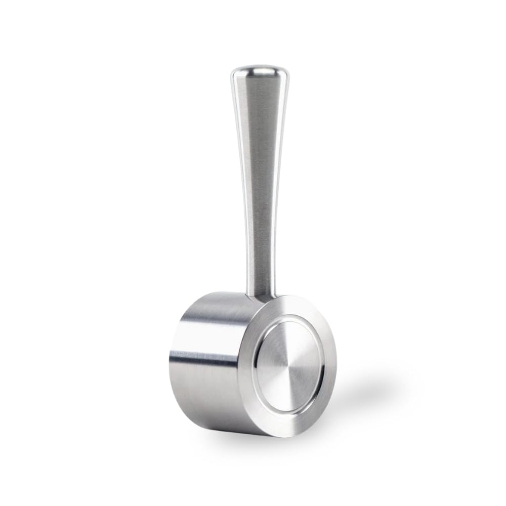 Crema Coffee Products Replacement Steam Lever for Breville Espresso Machines, Ergonomic Stainless Steel Design, Compatible with Barista Express