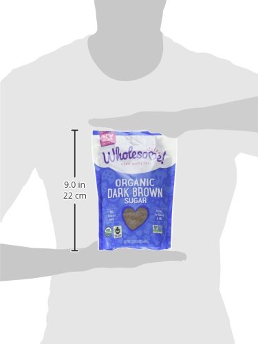 Wholesome Fair Trade Organic Dark Brown Sugar, 24oz, 3-Pack