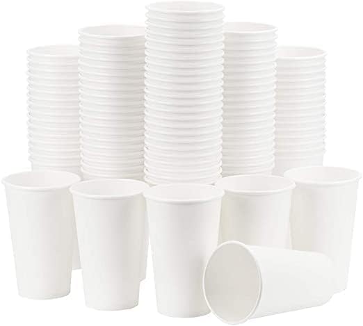Paper Cups 16 oz 1000 Pack for Coffee & Tea Made in USA | Bulk 1000 Count for Home, Office, Restaura