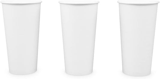 Paper Cups 20 oz 500 Pack for Coffee & Tea 20 oz Made in USA | Bulk 500 Count for Home, Office, Restaurants & Parties |