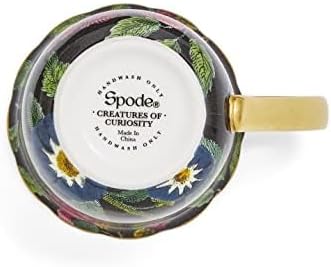 Spode – Creatures of Curiosity – Mug – 12 oz - Black Floral