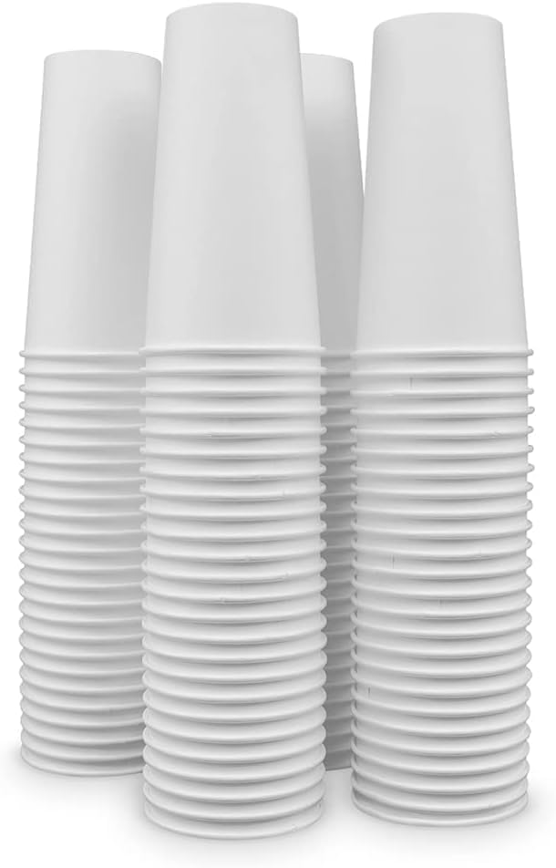 Paper Cups 20 oz 500 Pack for Coffee & Tea 20 oz Made in USA