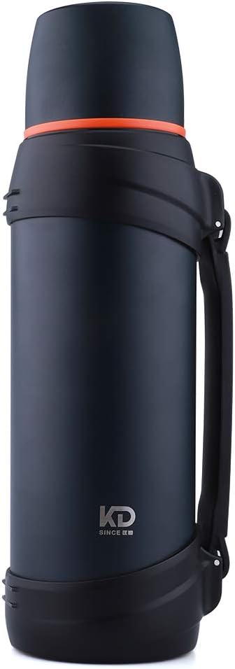 85oz Large Coffee Thermoses for Travel - Insulated Water Jug Classic Vacuum Bottle with Plastic Cup - Stainless Steel Thermos for Hiking Fishing