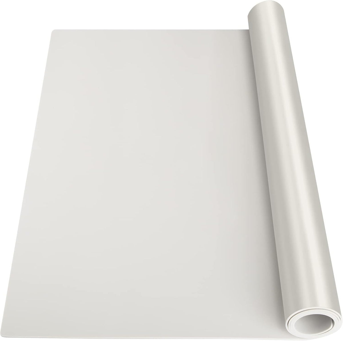 Slicone Mat Heat Resistant Mats for Countertop, Multipurpose Large Silicone Mats for Crafts Kitchen Workbench Size 36x24 inches Thick 2mm,Rolled Package,Beige