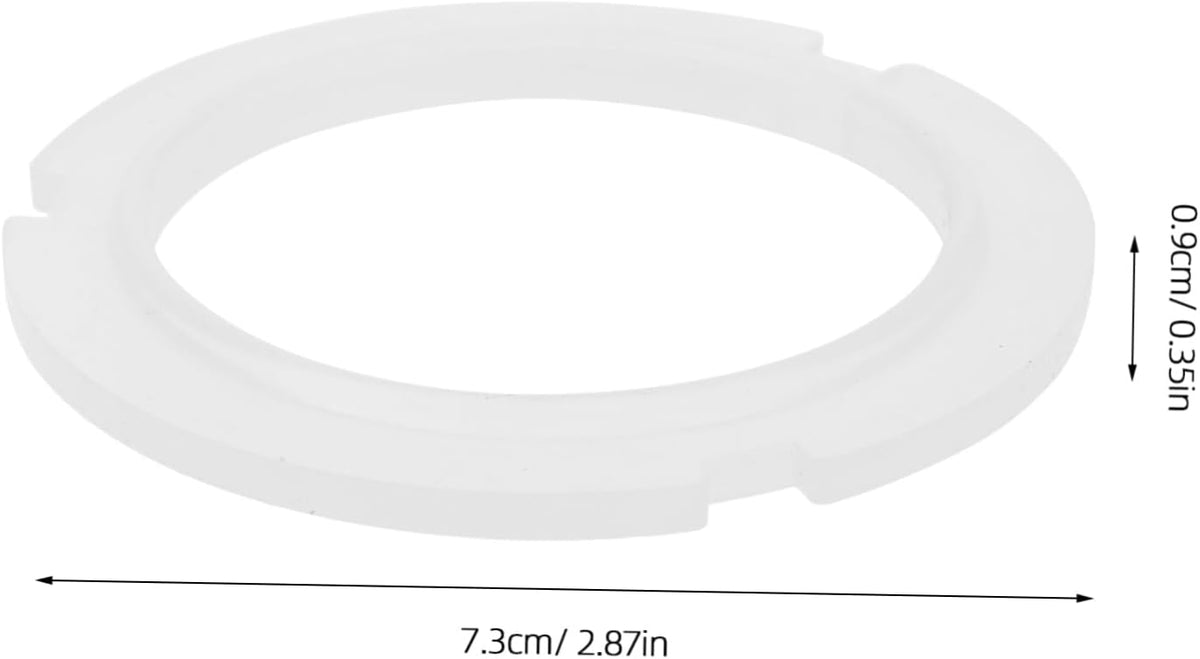 jojofuny Silicone Coffee Machine Replacement Gasket Ring Espresso Machine Seal Ring for Brewing Equipment Coffee Maker Accessories Easy Install Seal for Leak Prevention 2.87 X 2.87 X 0.35 in