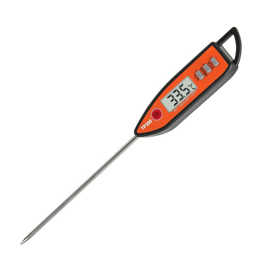 Wisebee Digital Meat Thermometer, Instant Read, ℃/℉ Switch, Long Stainless Steel Probe, Battery Powered, Food Thermometer
