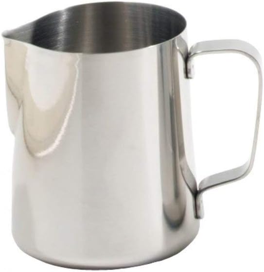 Rattleware 20 oz Macchiato Milk Frothing Pitcher - Premium Stainless Steel, Perfect for Latte Art En