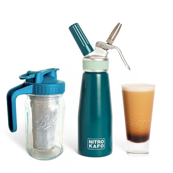 Nitro Cold Brew Maker, Nitro Diffuser Nozzle &amp; Cold Brew Maker, 1-Pint/0.5L