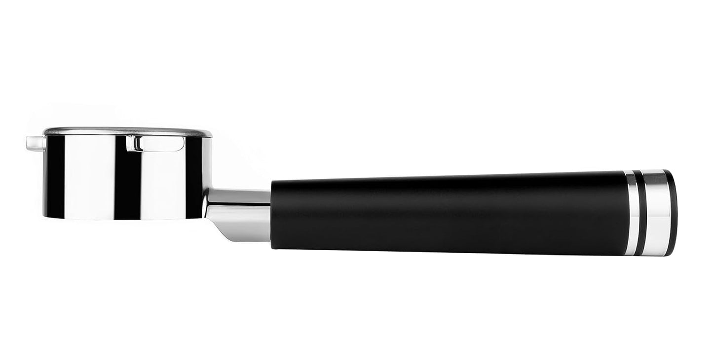 LILQ 54mm Naked Bottomless Portafilter Compatible with Breville Barista Express, Barista Pro, Bambino, and More – 18-20g basket included (Aluminum Flat, 54mm)