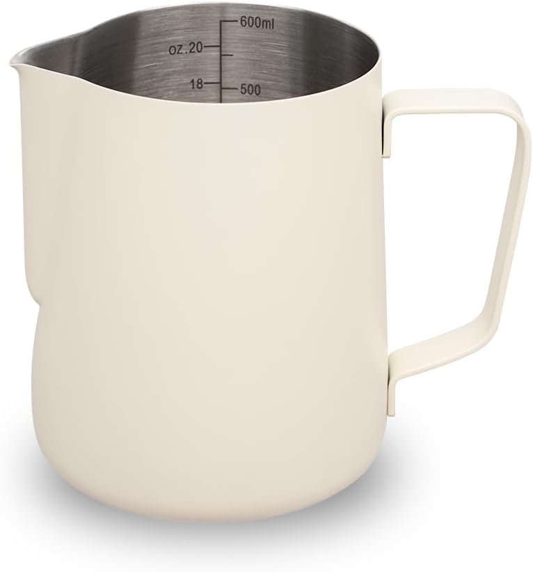 watchget 20oz Milk Frothing Pitcher Stainless Steel Espresso Steaming Jug