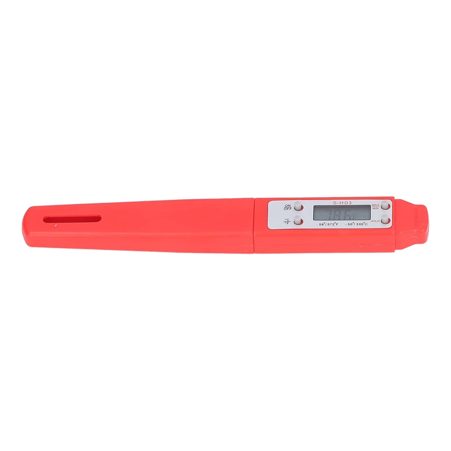 Digital Food Thermometer, Digital Food Thermometer Automatic Calibration Pen High Accuracy Electronic Pocket Thermometer Yellow for Home Use