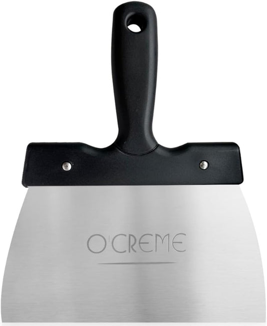 O'Creme Coating Spatula for Chocolate - Stainless Steel Chocolate Thermostat Spatula Dough Scraper (7.9 x 3.9 inch) –