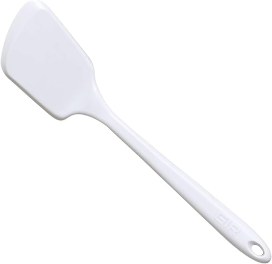 GIR: Get It Right Heat-Resistant Silicone Spatula Turner - 11-Inch White Studio - Seamless One-Piece Design - Nonstick &