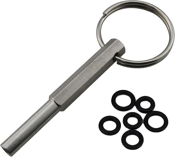 Premium Coffee Machine Repair Key and Wrench Set with Gasket - Portable Stainless Steel Tools for Jura Capresso