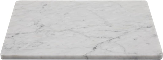 Marble Pastry and Cutting Board 12x16 Inch, Marble Slab With Non-Slip Feet For Baking, Cheese, Charcuterie, Chocolate, Pack