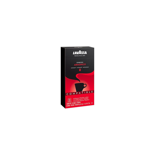 Lavazza Espresso Maestro Classico Medium Roast Coffee Aluminum Capsules Compatible with Nespresso Original Machines,