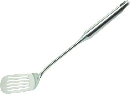 Stainless Steel Cooking Spatula,15 Inch Metal Turner, Kitchen Slotted Flipper For Grills, Camping BBQ’s, Frying Pancakes,