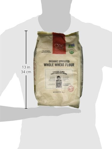 One Degree Organic Sprouted Whole Wheat Flour, 80 Ounce -- 4 per case.4