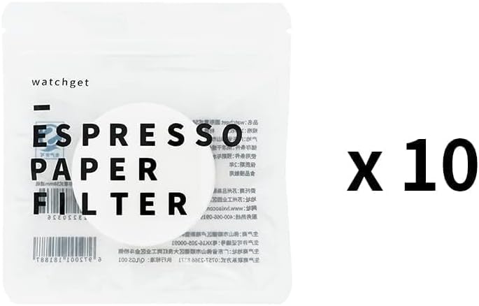 watchget 58mm Espresso Paper Filters for Portafilter Baskets, 1000 Count | Unbleached Espresso Filter Puck Screen Portafilter Paper, Disposable &amp; Mess-Free, Keep Shower Screen Clean