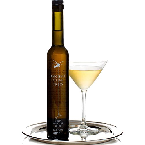 Ancient Olive Trees - Olive Juice for Dirty Martinis, Olive Brine Prefect for Martini, Vermouth, and Dirty Sue, 12.6 FL. OZ., 2 CT