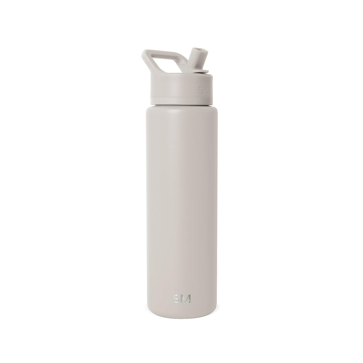 Simple Modern Insulated Water Bottle with Straw | 30oz | Beige | Summit Stainless Steel Water Bottles, Metal Cup | Leak Proof for School, Gym, Travel, Sports | Almond Birch