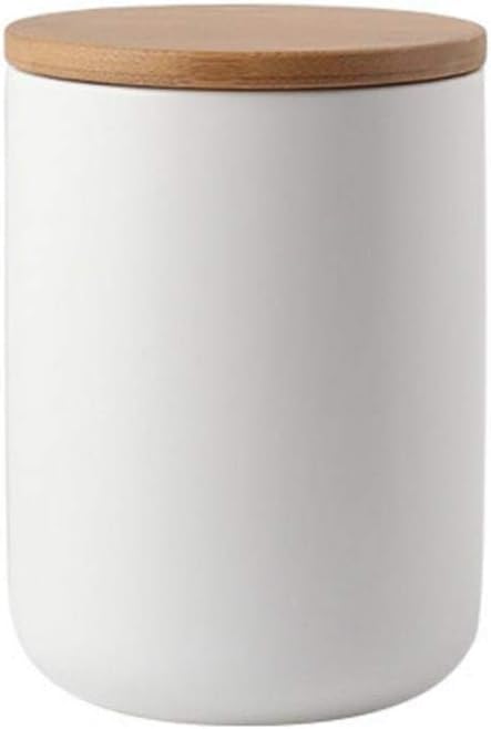 MilkyWay Food Storage Jar Strong Ceramic Storage Canisters with Airtight Seal Bamboo Lid Modern Design Seal Damp-Proof