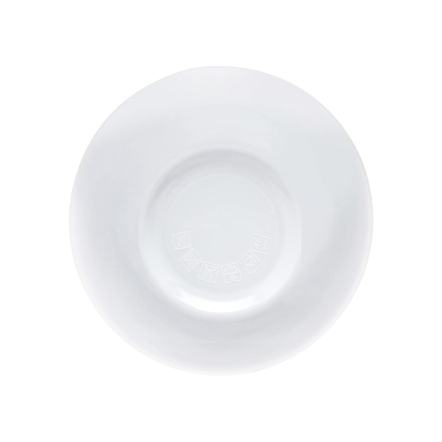 Amazon Basics Melamine Small Bowls for Sauces, Dessert, Round Serving Bowls, BPA Free, Dishwasher Safe, 8 oz, White, 6-Piece Set