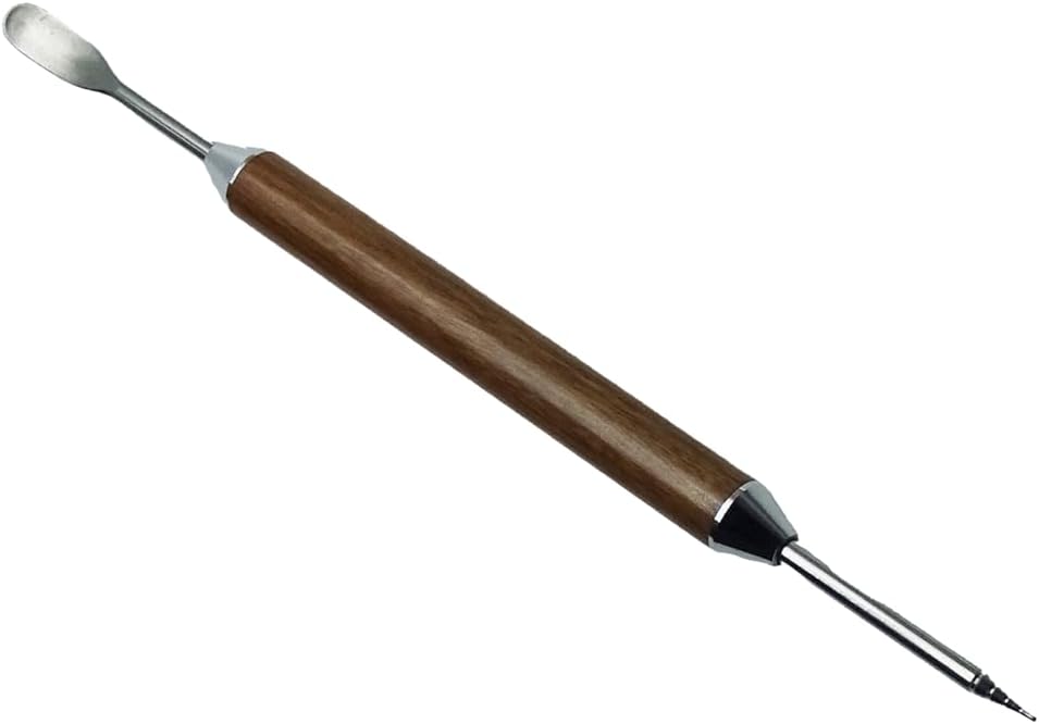 2pcs Stainless Steel Coffee Art Pen - Dual-Ended Latte Art Pen for Creative Coffee Designs