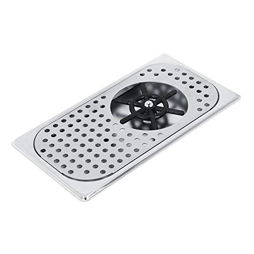Cup Washing 114mm Diameter 201 Stainless Steel Machine Rinser Pitcher Drain and Drip Tray for Bar Coffee Shop G1/2in