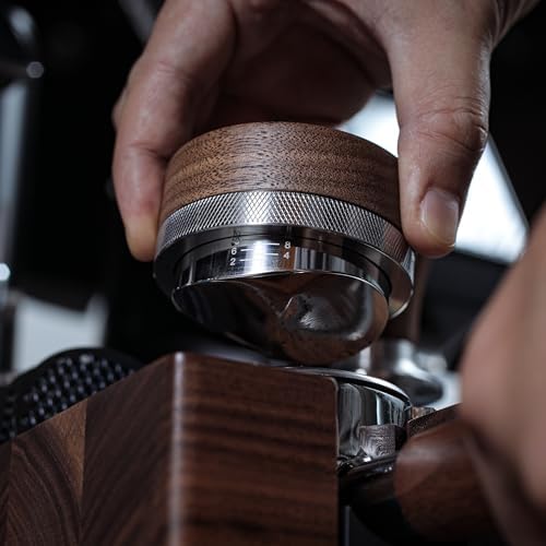 58mm Tamper Kit Includes Espresso Distributor, Calibrated Coffee Tamper, Magnetic Portafilter Funnel, WDT Tool and 2pcs Puck Screen Set Premium Espresso Accessory Kit