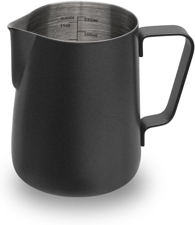 watchget Milk Frothing Pitcher 350ml/600ml/900ml/1500ml (12oz/20oz/32oz/52oz) - Stainless Steel Espr