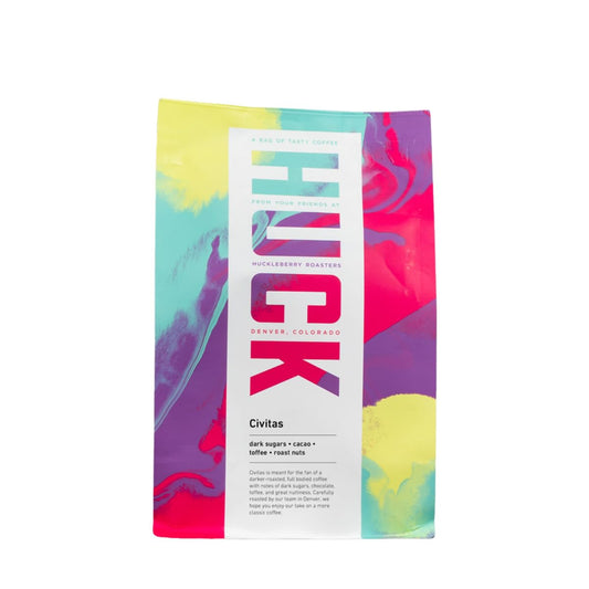 Civitas Blend - Roasted by Huckleberry Roasters - Whole Bean Coffee - 2 Pound Bag