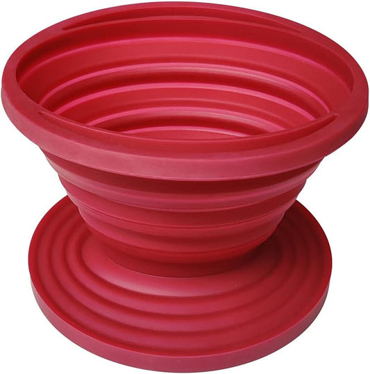 Collapsible Silicone Coffee Dripper, Reusable Coffee Filter Cone for Home, Office, Backpacking, Hiking, Camping and Outdoor