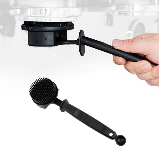 watchget 51mm Silicone Espresso Machine Cleaning Brush Grouphead Brush | 360° Deep Cleaning, Scratch-Free, Silicone Bristles for 51mm Group Head, Easy Clean, Professional Barista Tool