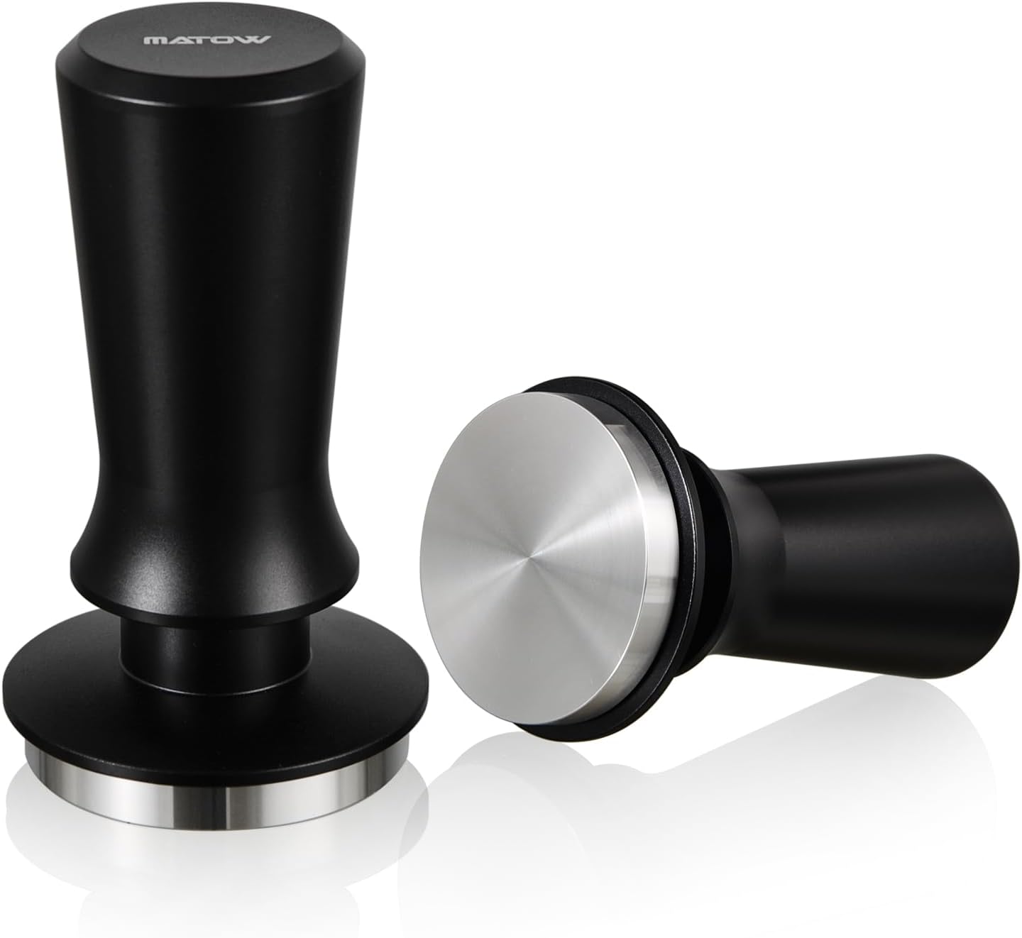MATOW 58.5mm Spring Loaded Espresso Hand Tamper Fits 58mm Standard Portafilter