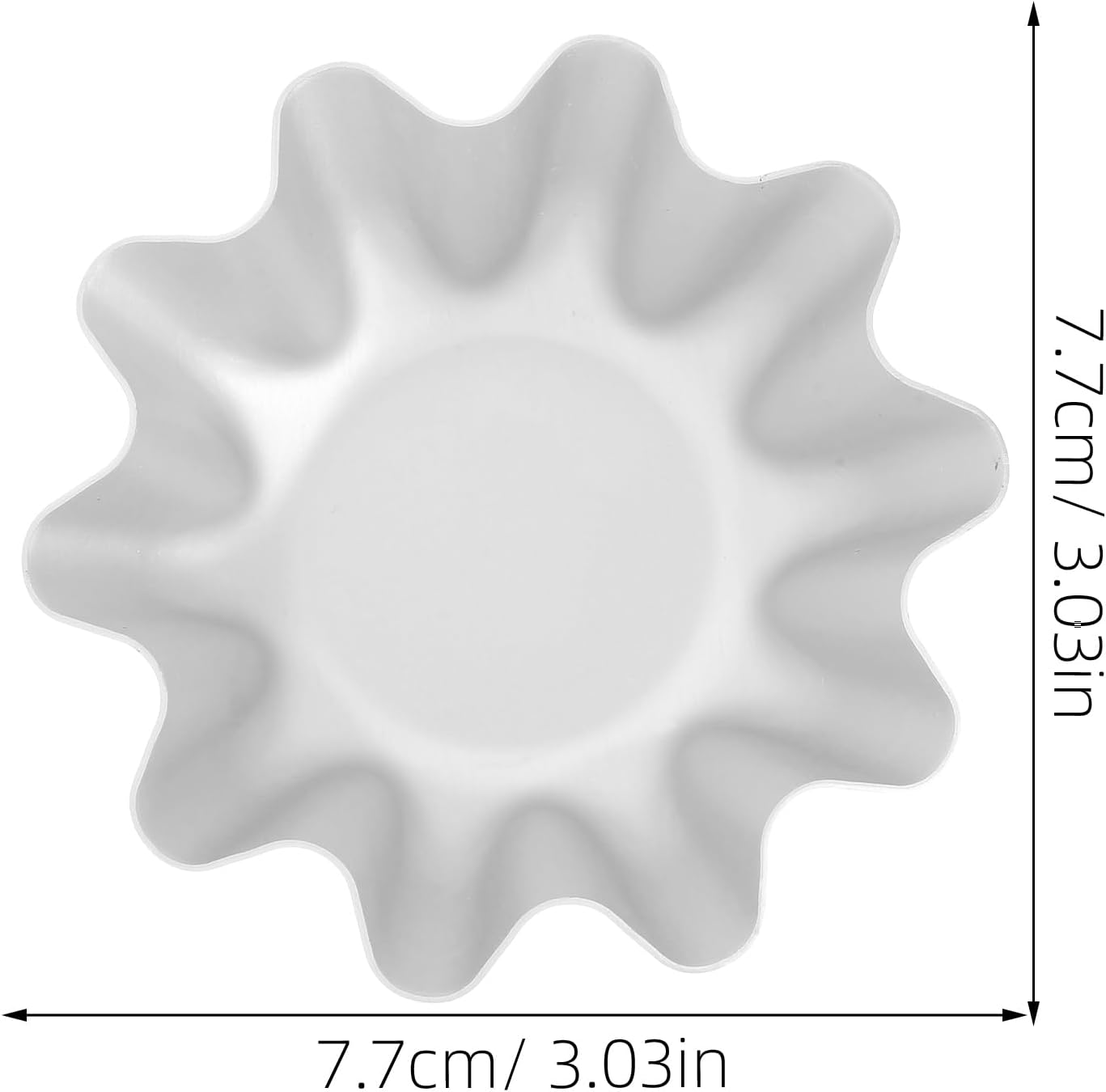 Kichvoe 6Pcs Tart Molds, Aluminum Mini Flan Molds 2.75x3x1.18inch | Detachable &amp; Heat-Resistant, Non-Stick Tart Shells Mini for Bakers, Moms &amp; Dessert Lovers, Easy to Clean &amp; reusable