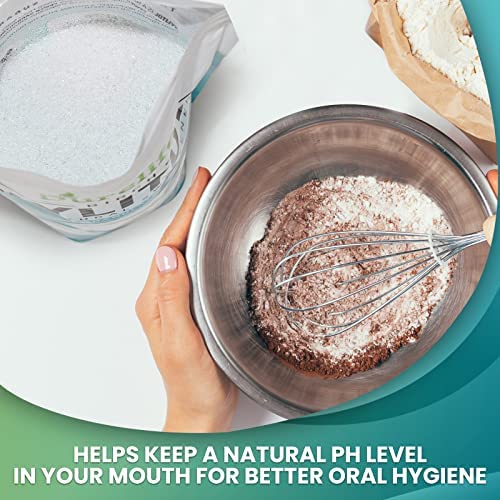 DureLife XYLITOL Sugar Substitute 5 LB Bulk (80 OZ) Made From 100% Pure Birch Xylitol NON GMO - Gluten Free - Kosher, Sugar alternative, Packaged In A Resealable zipper lock Stand Up Pouch Bag