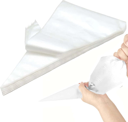 Large Pastry Bags Disposable, 100 Pcs 24 Inch Thickened Strong Decorating Bags for Frosting, Royal Icing, Professional Cake