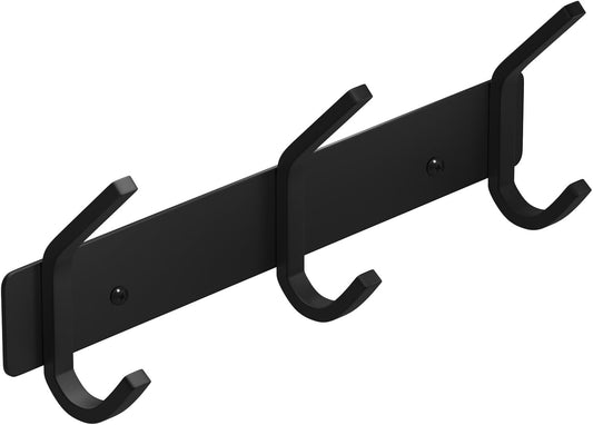 VAEHOLD Coat Hooks Wall Hook for Hanging Clothes Robes Towels Hats Heavy Duty Coat Hanger Coat Rack Wall Mount with 3 Hooks