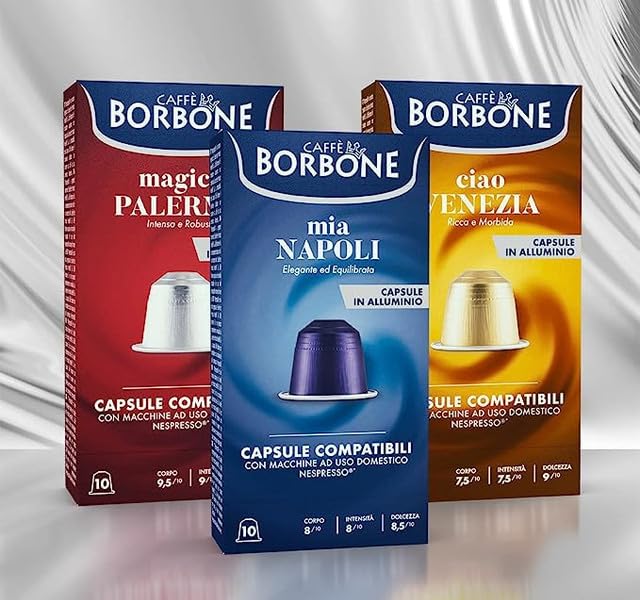 Caffè Borbone Variety Pack Aluminum Capsules Compatible with Nespresso Original Machines, Medium Roast, 90 Count