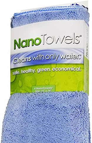 The Amazing Eco Cloth That Cleans Virtually Any Surface with Only Water. No More Paper Towels Or Toxic Chemicals. 4-Pack